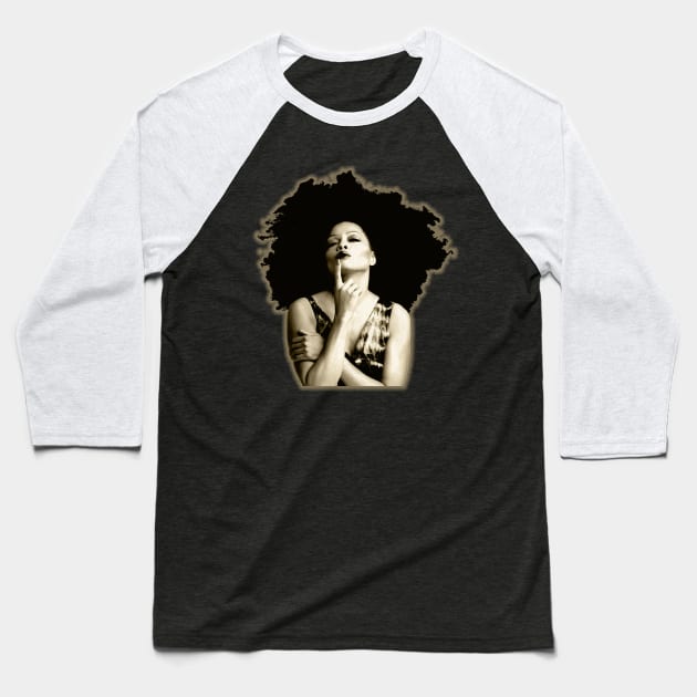 90s Diana Ross Baseball T-Shirt by HDNRT